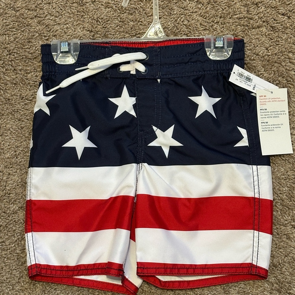 Brand new American flag swim shorts